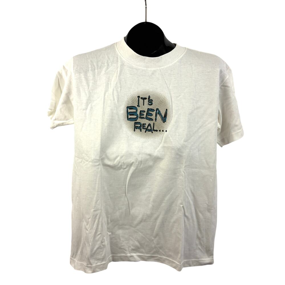 Vtg Big Ball Sports “Girls Dominate” Graphic T-Shirt White Made‎ in USA L NWT